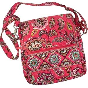 Vera Bradley Pink Paisley Cross Body Purse